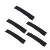 5 Rolls Paper Barber Neck Strips Disposable Self Adhesion Stretchy Neck Band for Haircut Black