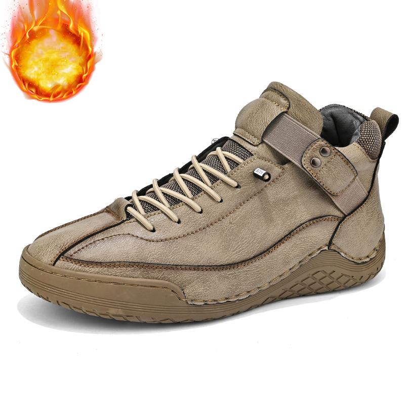 Мужские кожаные удобные мягкие носки с рисунком ручной работы — фото 5