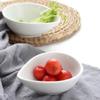 Water Drop Ceramic Bowl Pure White Ceramic Sauce Dish Bowl Baking Bowl Dessert Bowl Caviar Dish Small Sauce Bowl Tableware