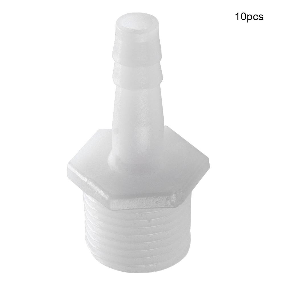 10PCS Aquarium 1/2" Thread Pipe Adapter Fish Tank Air Pump Joint Hose Fittings Connector8MM