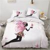 2/3pcs Bedding Set Digital Print Comfortable Duvet Cover for Home Bedroom Decoration, 1 Duvet Cover and 2pillowcase with Zippers