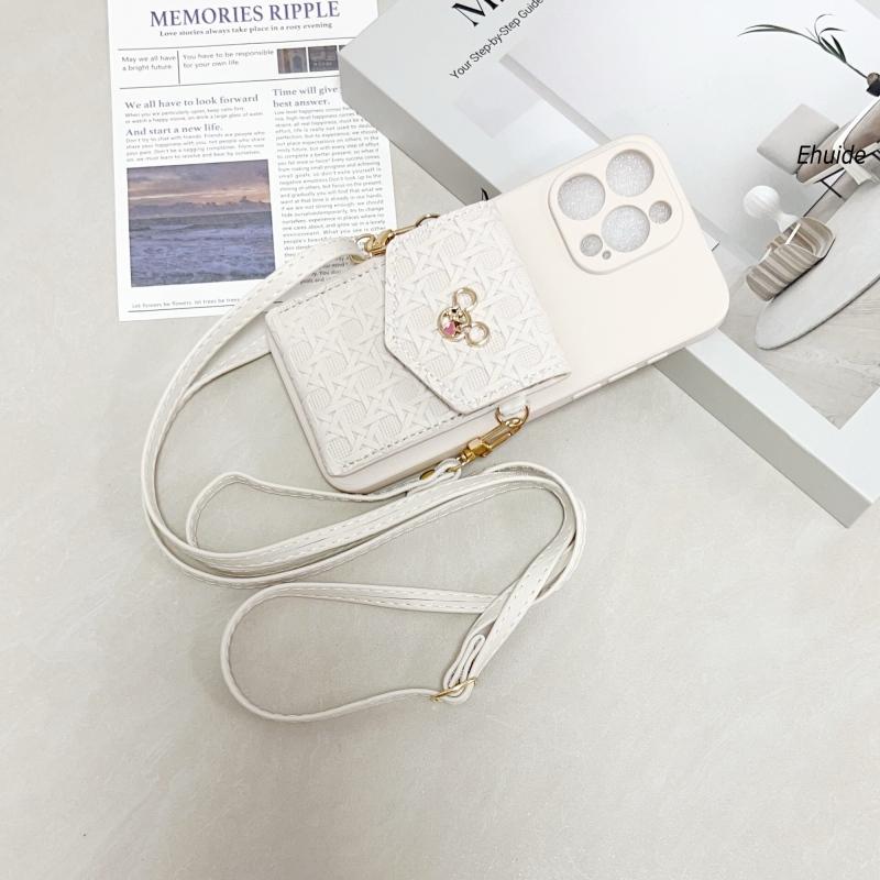 

Woven Wallet Strap Case For Samsung Galaxy A56 A36 A16 A17 A06 A26 A55 A35 A15 S25 FE Card Holder Crossbody Lanyard Cute Cover Galaxy S25