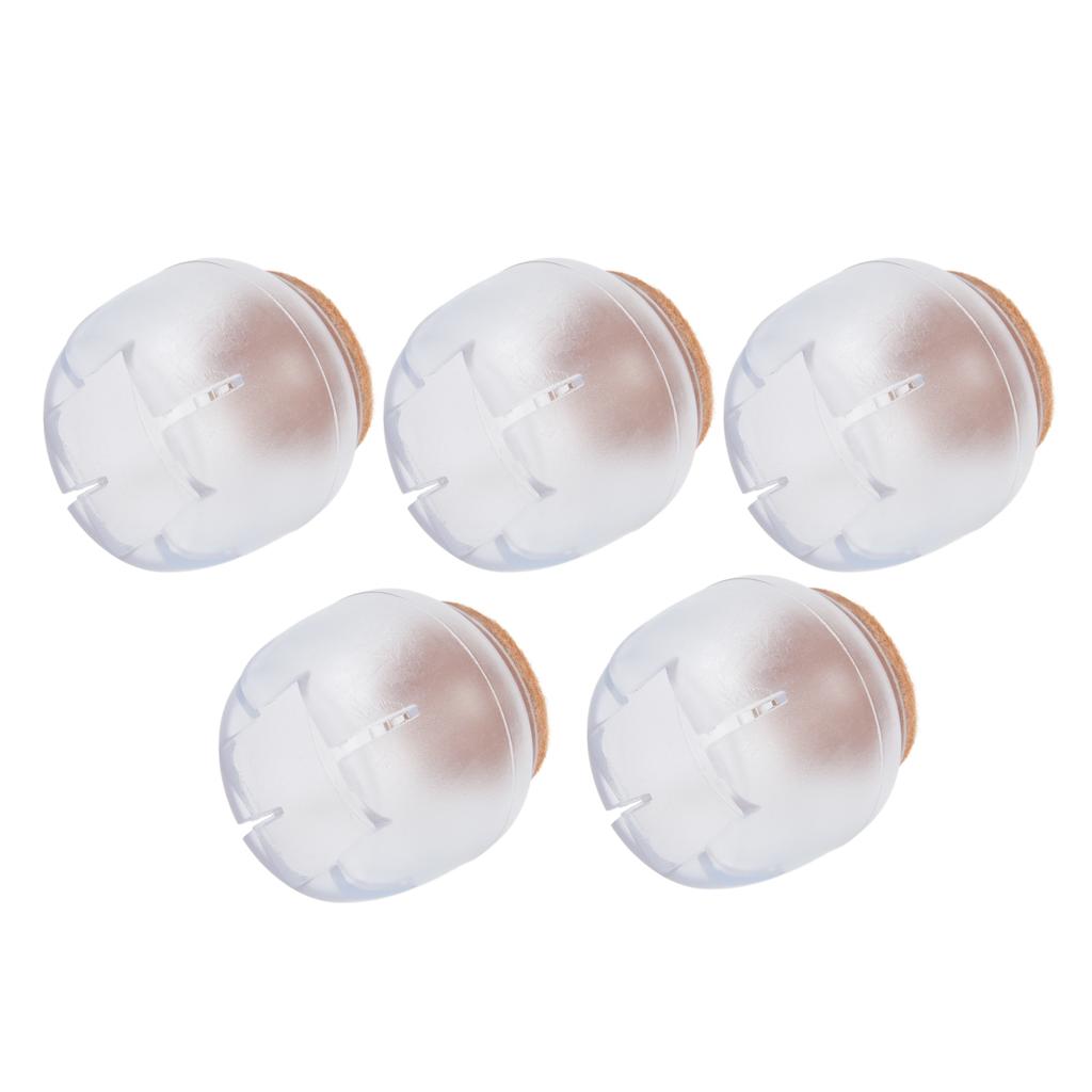 40PCS Chair Leg Protector Thickened Silicone Table Leg Cover Transparent Non Slip Furniture Leg Protector