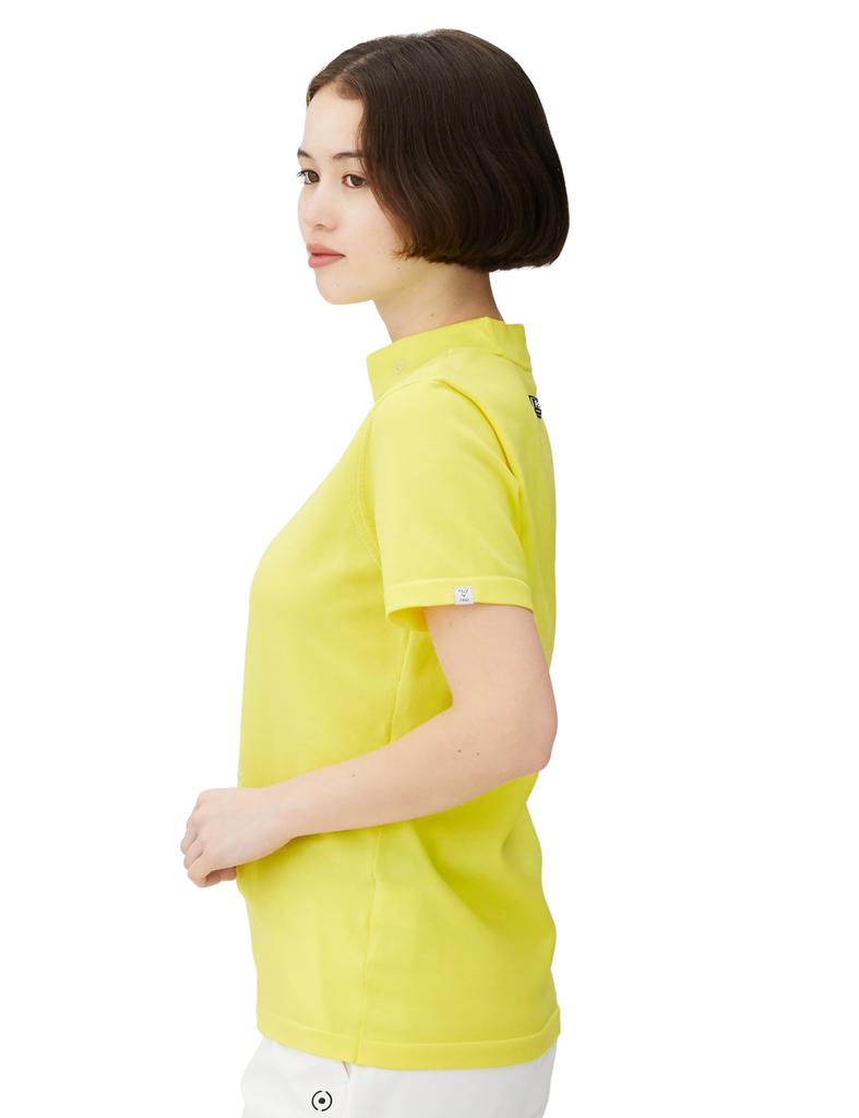 PING Apparel Short Sleeve High Neck Shirt Golf L Women's (Mr. PING, Moisture-Wicking, Quick-Drying, Stretch) / / 622-4172204 060_Yellow