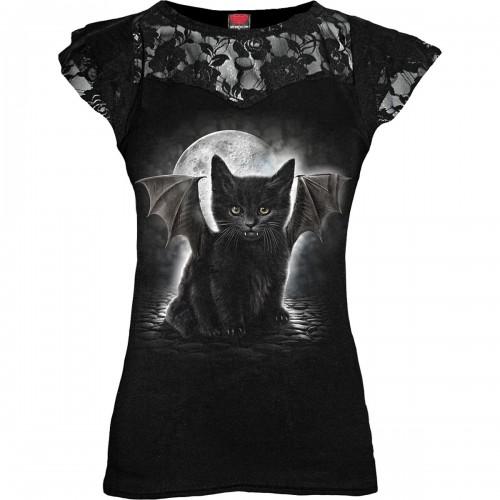 Spiral Direct Womens/Ladies Batcat Capped Sleeved T-Shirt