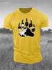 Beast Claw Seal Men's T-Shirts Summer Short Sleeve 3d Print Gym Sports Tops Loose O-Neck Casual Fitness Workout Sporty Male Tees
