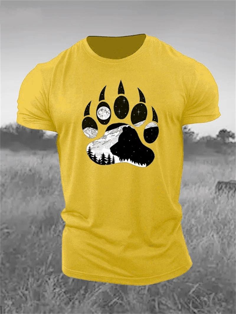 

Футболки мужские Beast Claw Seal, летние, с коротким рукавом, с 3D-принтом, для спортзала, свободные, с круглым вырезом, для повседневных занятий фитнесом, спортивные мужские футболки 5XL