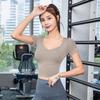 2025 Spring Women's Slimming Short Sleeve Yoga & Fitness Top
