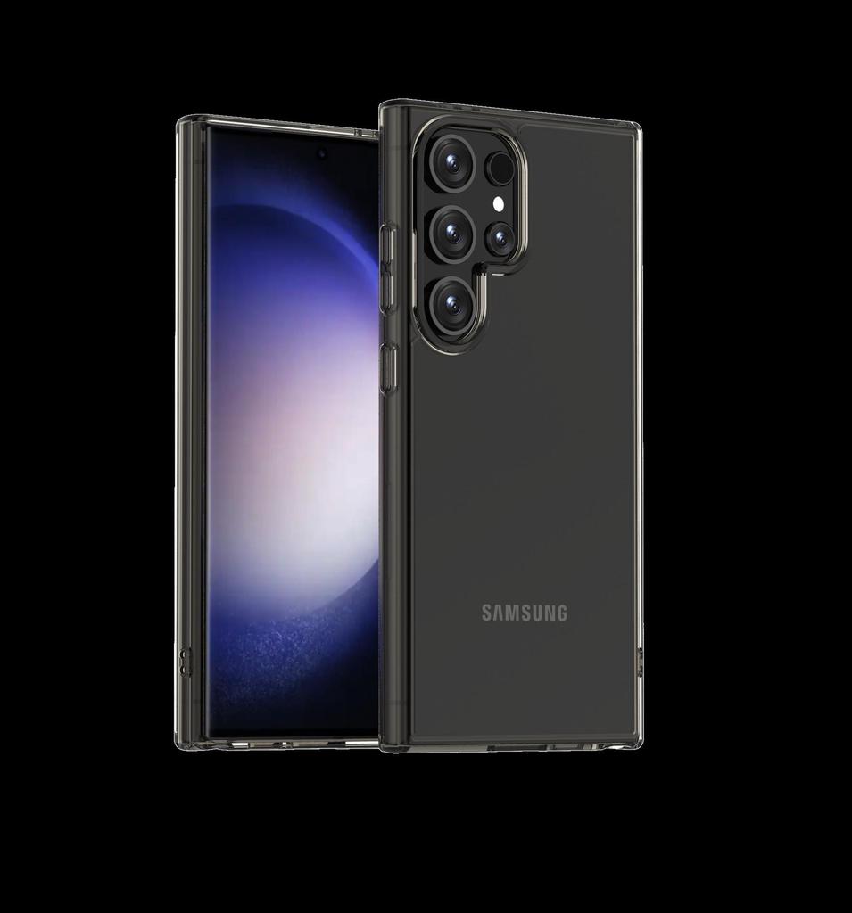 Samsung S25 Ultra/S24 Plus Ice Transparent Aurora Phone Case - Airbag Anti-drop Protective Cover