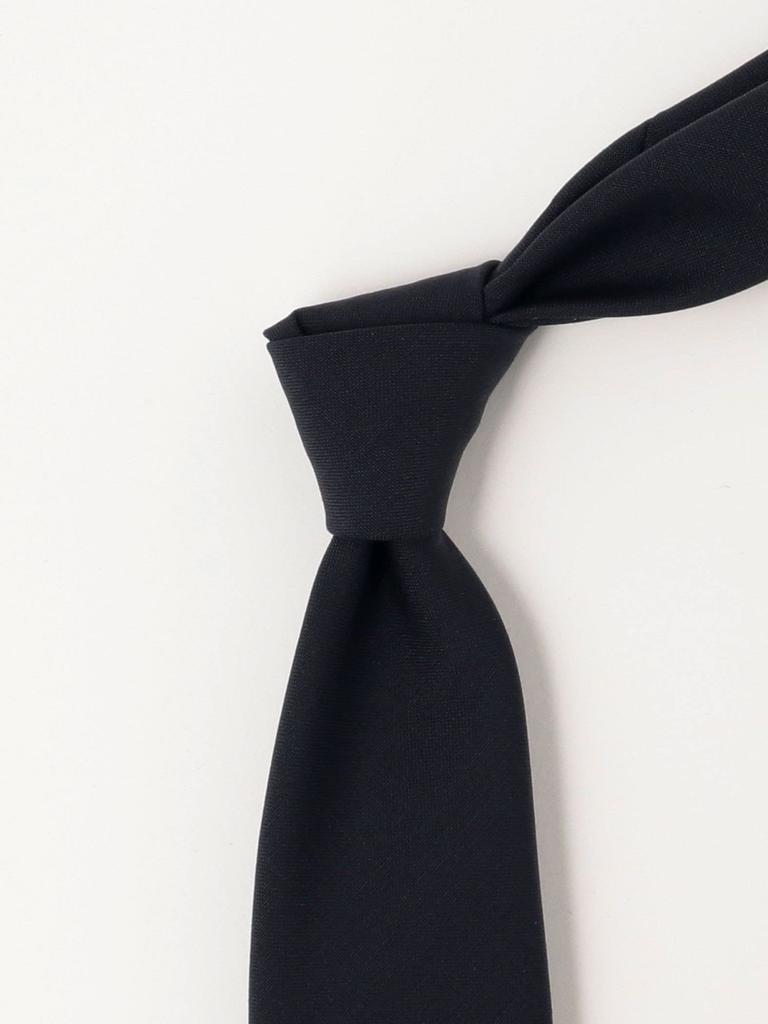 [BEAMS PLUS] Men's Mohair Wool Solid Tie, NAVY, FREE 38440021107
