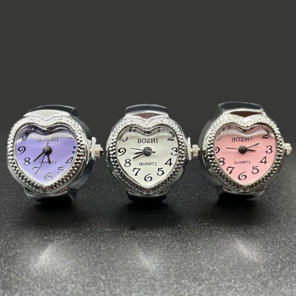 Unisex Couple Rings Finger Love Watches Fashion Party Quartz Watches Jewelry Gift