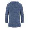 Chaqueta de Hombre Elegante Cárdigan con Cremallera y Capucha de Longitud Media Engrosada Ropa de Abrigo versátil para Otoño/Invierno