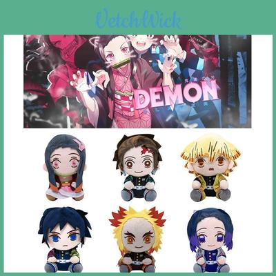 Demon Slayer Klinge Plüschpuppe Cartoon Kawaii Anime Tanjiro Weich und sicher für Kinder Tolles Geschenk