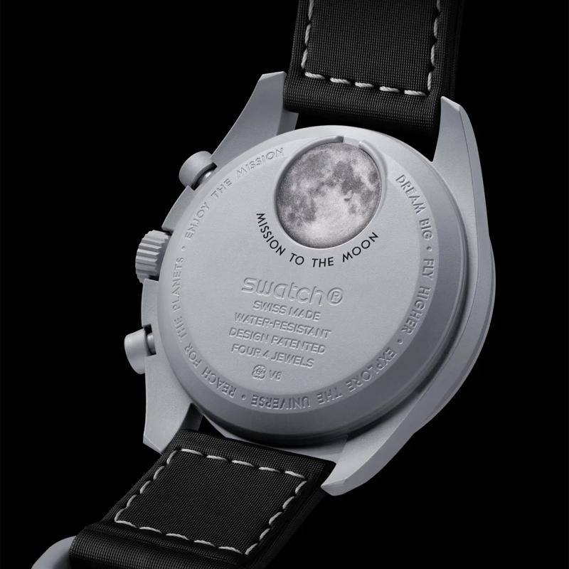 Swatch Orologio da uomo 42mm Nero SO33M700 SO33M700