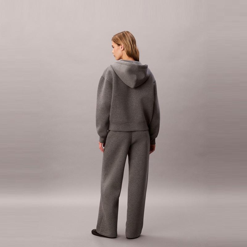 Calvin Klein Classic Logo Drawstring Waist Knitted Sports Leisure Pants Women Bottoms 44D226G
