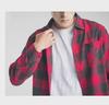 Men's Trendy Plaid Shirt: Long-Sleeved, Loose, Brushed Casual Jacket for Spring, Summer, and Autumn