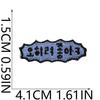 Hand Trimmed Korean Fun Korean Embroidery Cloth Sticker Clothes Bag Decoration Flame Dialog Box Computer Embroidery Label