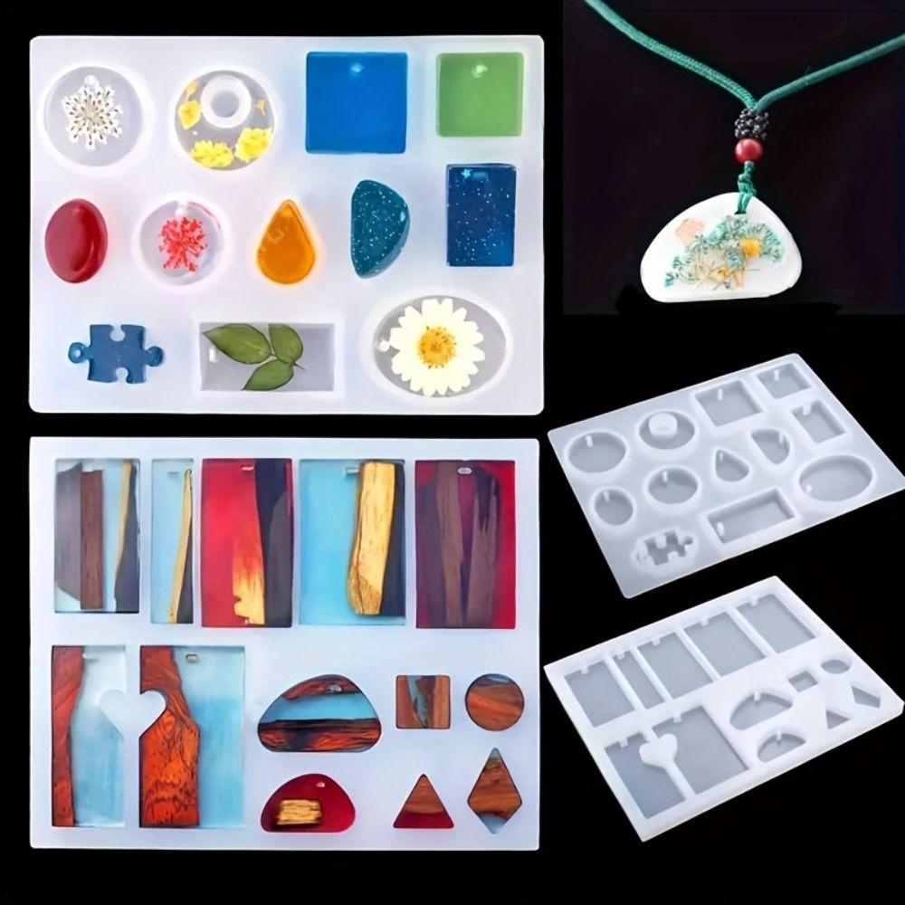 Glitter Power Set Epoxy Resin Mold Kits Bear Casting Mold Epoxy Resin Molds Kit DIY Craft