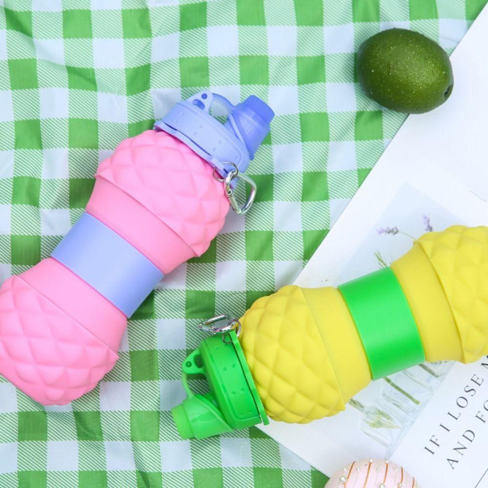 Foldable Retractable Water Bottles Fruit Shape Collapsible Water Bottles Cycling