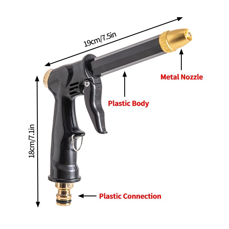 High Pressure Spray Water Gun Portable Car Washers Adjustable Garden Watering Hose Nozzle Sprinkler Foam Lance Cleaning Tool Kit