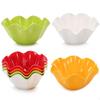 Rotating Lace Edge Melamine Vegetable Skewer Hot Pot Bowl - Commercial Plastic Salad & Tableware Bowl