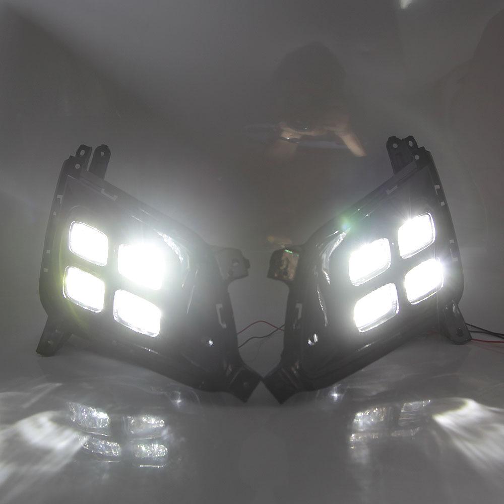 Kia K5 Optima Front Bumper Fog & Daytime Running Lights for 2014-2015 Models