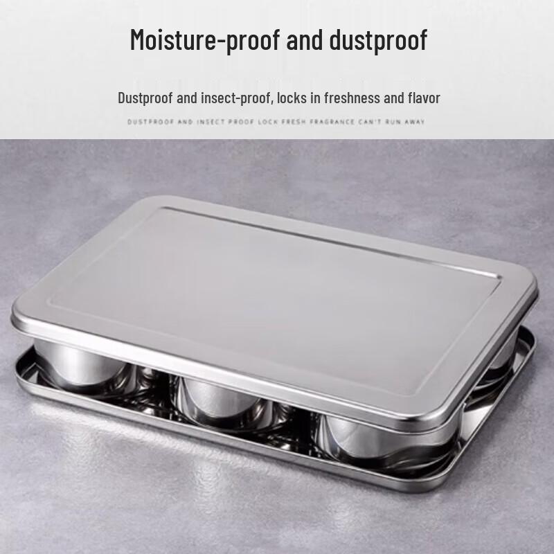 Beifu Gewerbliches Edelstahl Gewürzbox Set