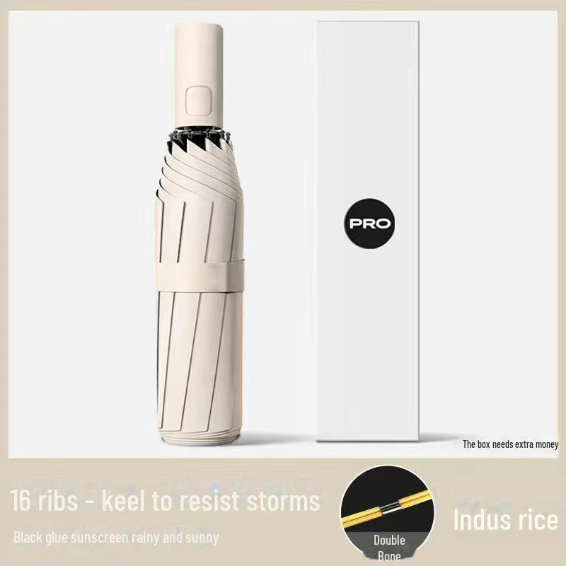 Umbrelă automată pentru femei cu 72 de oase: Rezistent la vant, protectie UV, soare si ploaie Dubla utilizare.