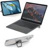 2pcs/set Laptop Stand, Keyboard Phone Stand, Mini Portable Laptop Invisible Stand, Foldable, Durable Metal Material