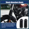 2 Pcs Motorcycle Front Fork Guards Covers Shock Absorbers Boots 39mm Universal for Harley Sportster XL883 1200 for ATV UTV Automotive Parts