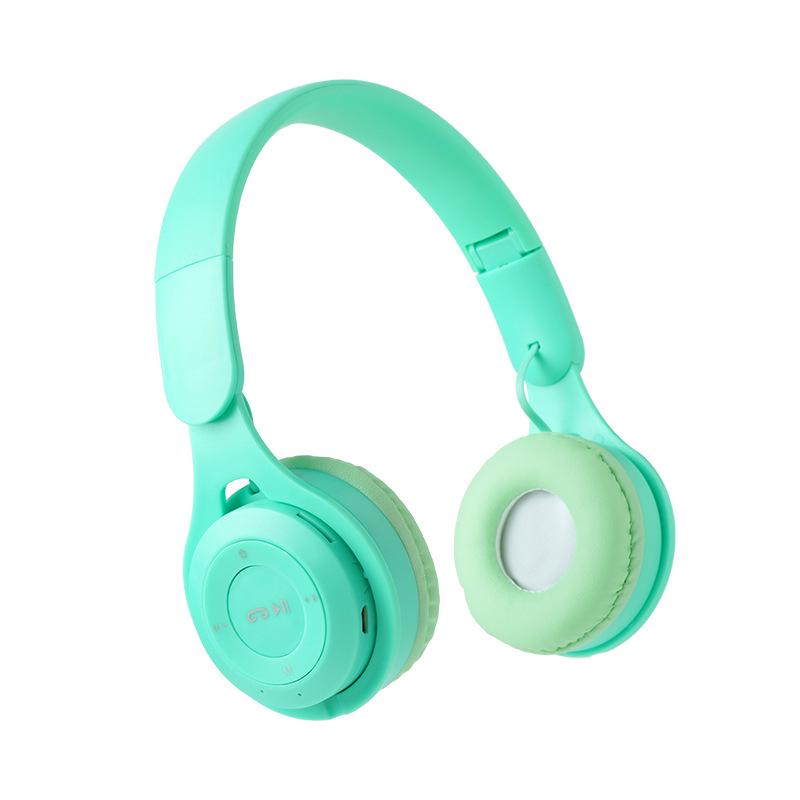 Y08 Macaron Over-Ear Faltbares Kabelloses Bluetooth Headset mit Kartensteckplatz für Studenten