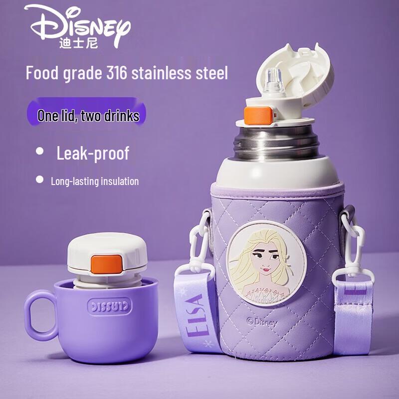 Disney Kids Insulated Straw Water Bottle