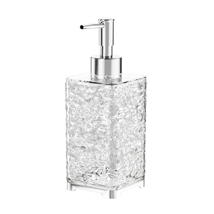 Foam Soap Dispenser with Diamond Glass Refillable Hand Soap Dispenser Worktop Soap Dispenser Mouthwash Lotion Dispenser