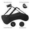 AmazonBasics Seat Cushion Lumbar Support Cool Gel Memory Foam Black 42 cm x cm x 7 cm x 32 cm x 10 cm Set of Rectangular & 37.9 cm/32.9 2,
