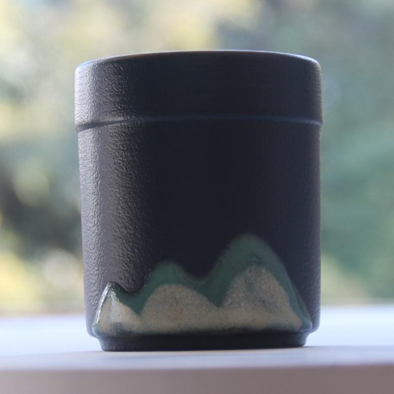 128ml New Handmade Rough Ceramic Tea Coffee Cup Japanese Vintage Style Mug for Kung Fu Tea/Sake & Daily Coffee Cup Ceramic Cup