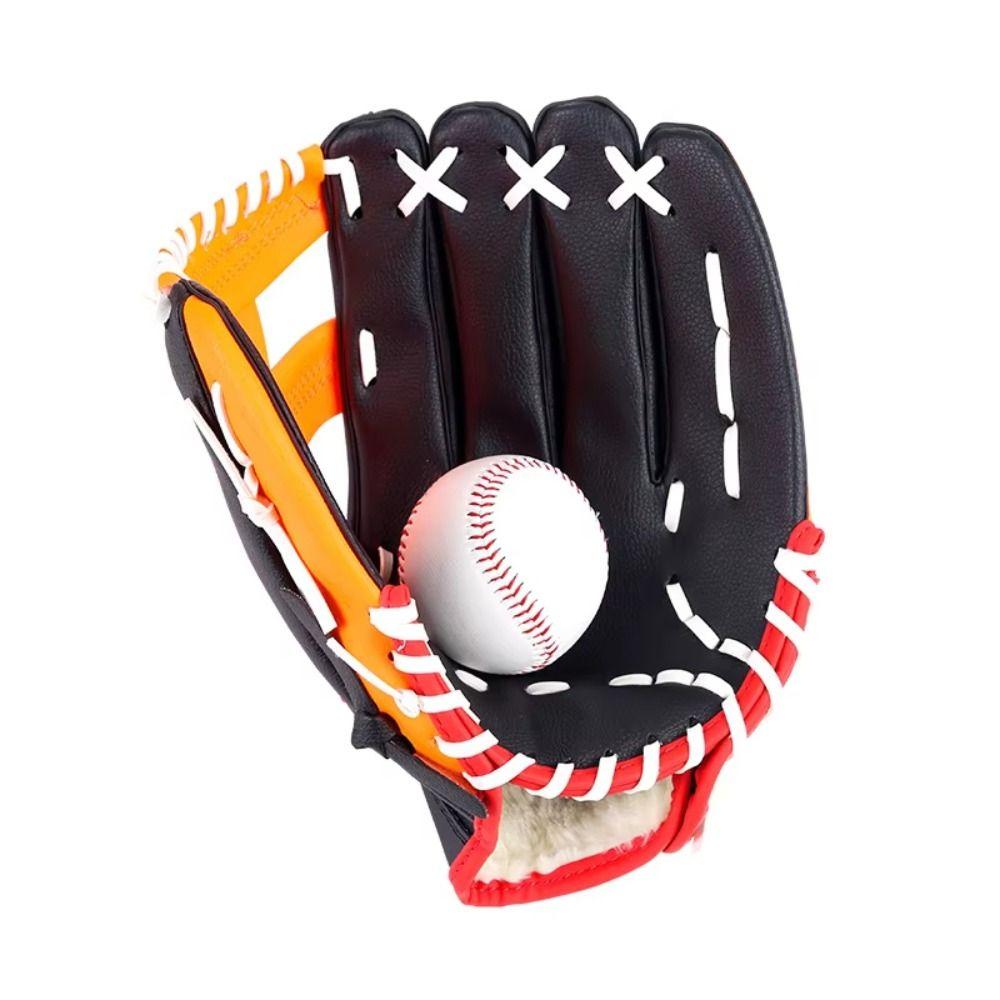 PU Leather Softball Gloves Anti-Slip Batting Gloves Durable Baseball Glove Outdoor Sport