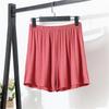 Women's summer modal shorts for outdoor wear, plus size, high-waisted, wide-leg, loose-fitting sleep pants, thin safety pants, casual pants