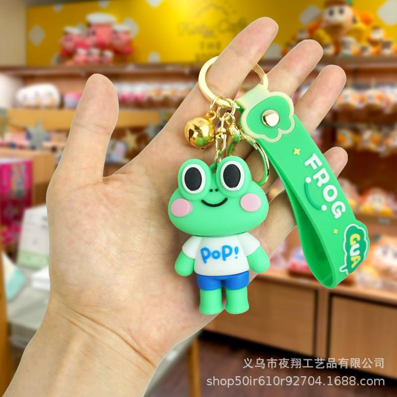 

Мультяшный Игривый Лягушонок Брелок 3d Креативный Модный Подвесной Декор Желтый Наряд