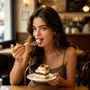 Dessertgabel mit Libellenhenkel Obstkuchengabel für Geburtstagsfeier Zuhause Elegantes Naturinspiriertes Geschirr Geschenk für Food-Liebhaber