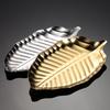 ZISIZ Stainless Steel Leaf-Shaped Sauce/Snack Dish