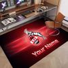 Custom Rug FC Köln Pattern Print Name Text Soft Non‑Slip Floor Carpet for Home Indoor Decoration