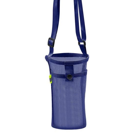 Taška na láhev na vodu s popruhem Síťovaný držák láhve Crossbody Sling Bag Nastavitelný nosič láhve na vodu pro chůzi Sport Turistika Kempování