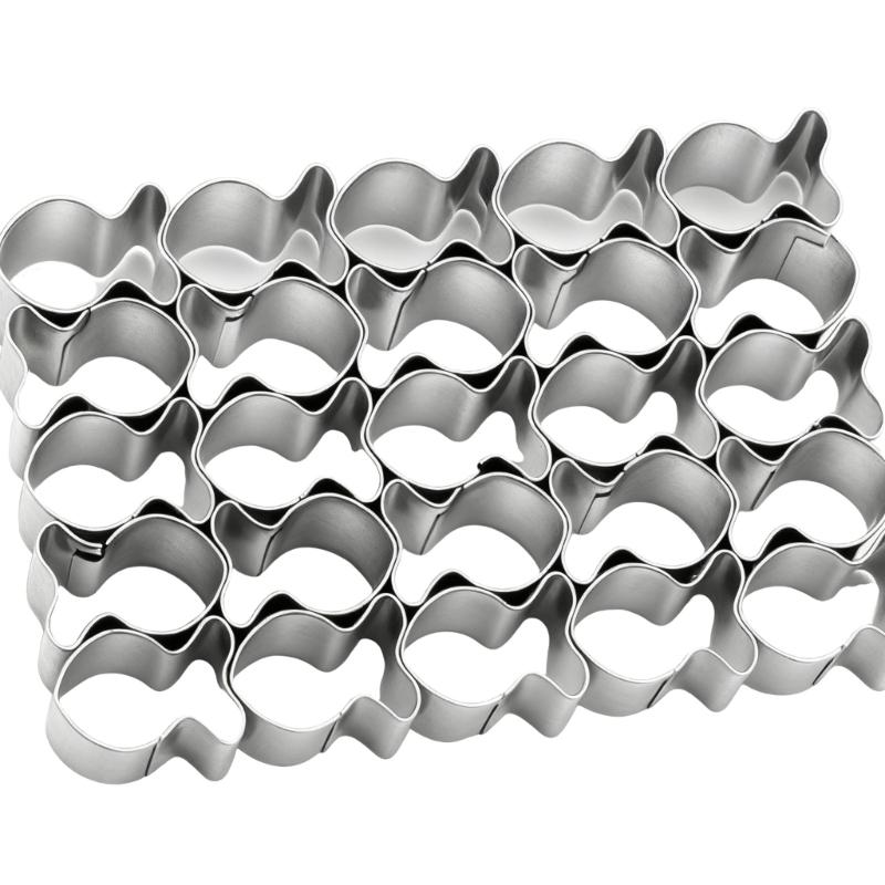 

Professional Stainless Steel Cookie Cutter Flower Heart Shape Baking Tool Dishwasher Safe Metal Pastry Decorating Molds