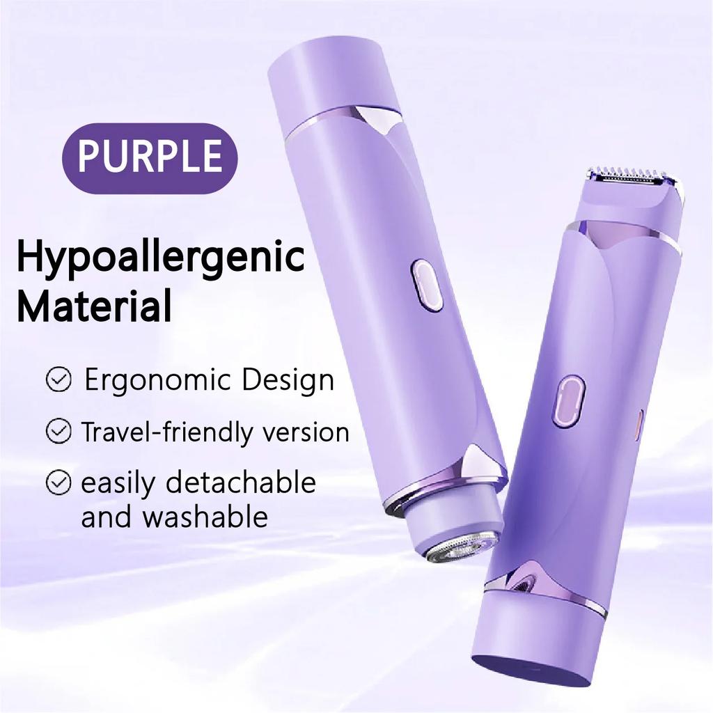 Elektrischer Trimmer Rasierer Damen Wasserdicht Nass- & Trockenanwendung Körperhaartrimmer