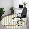 1pc Scooter Dalmatian Office Round Rug, Non-slip, Soft and Durable Office Rug for Interior Decoration, Perfect for Office, Beautiful Decoration Yy2603
