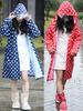 Cute Fashion Clothes Raincoat Coat Adult Women Portable Windbreaker Travel Thin Long Full Body Anti-Poncho