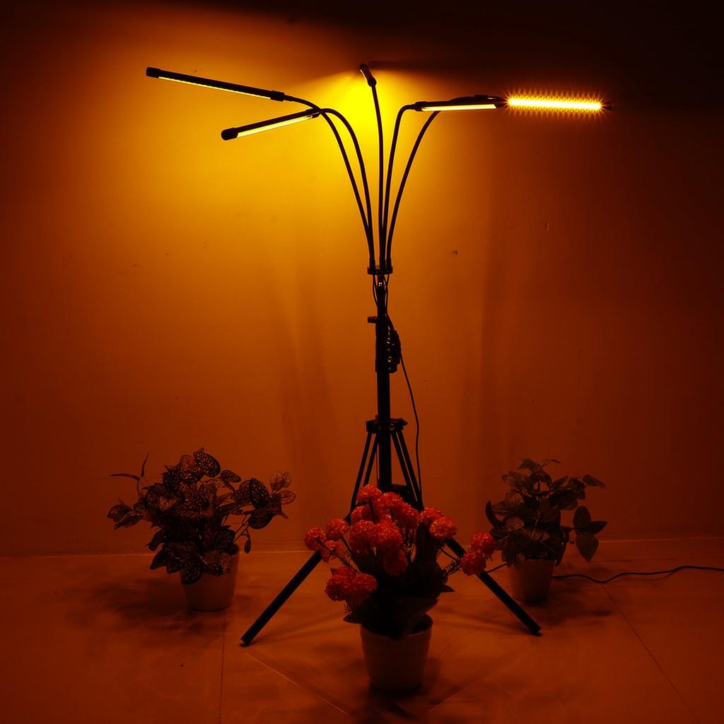 5V Full Spectrum Plant Light with Adjustable Tripod Stand Red Blue Floor Grow Lamp LED Grow Lights for Indoor Plants