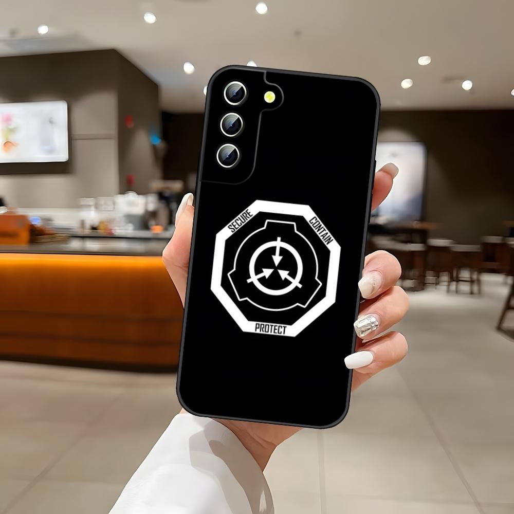 SCP S-Special Containment Phone Case For Samsung S24 Ultra S22 S23 S25 S20 Fe S21 Plus A54 A34 A16 A53 Back Cover