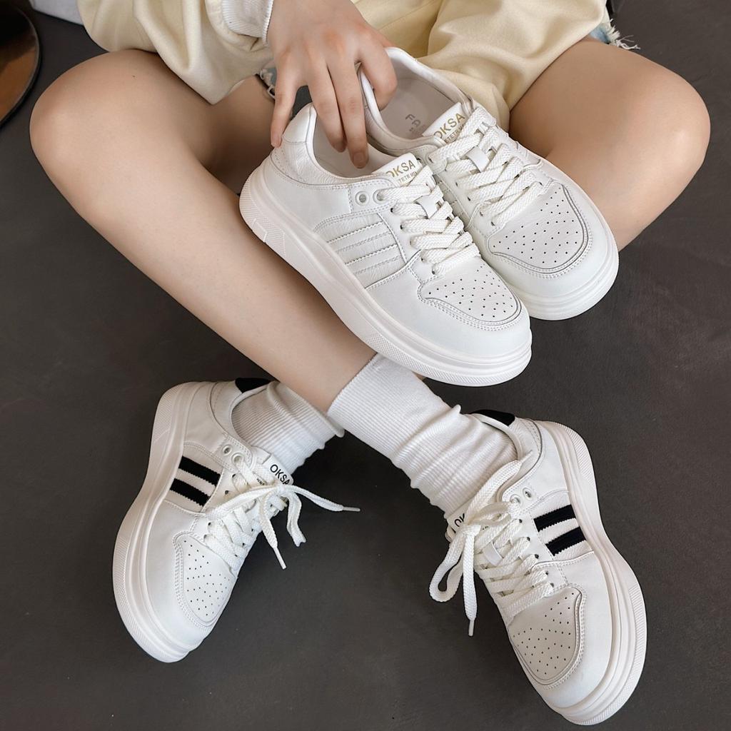 Leather Flat-bottomed Foreign-style Versatile Little White Shoes Women's 2025 New Spring Popular Thick-soled Retro Soft-soled Casual Board Shoes