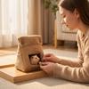 Comfy Sleeping Bag for Hamsters Bread Hamster Bed, Plush Warm Cave Cozy Hanging Creative Shape Pet House Hammock, Small Animal Cage Accessory